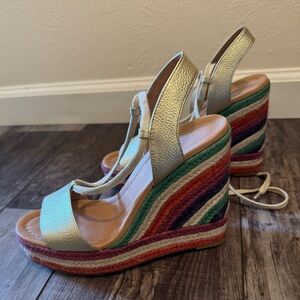 Kate Spade wedge sandals - excellent condition!